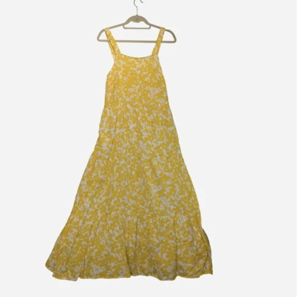 Yellow Floral Maxi Dress - Picture 2 of 12